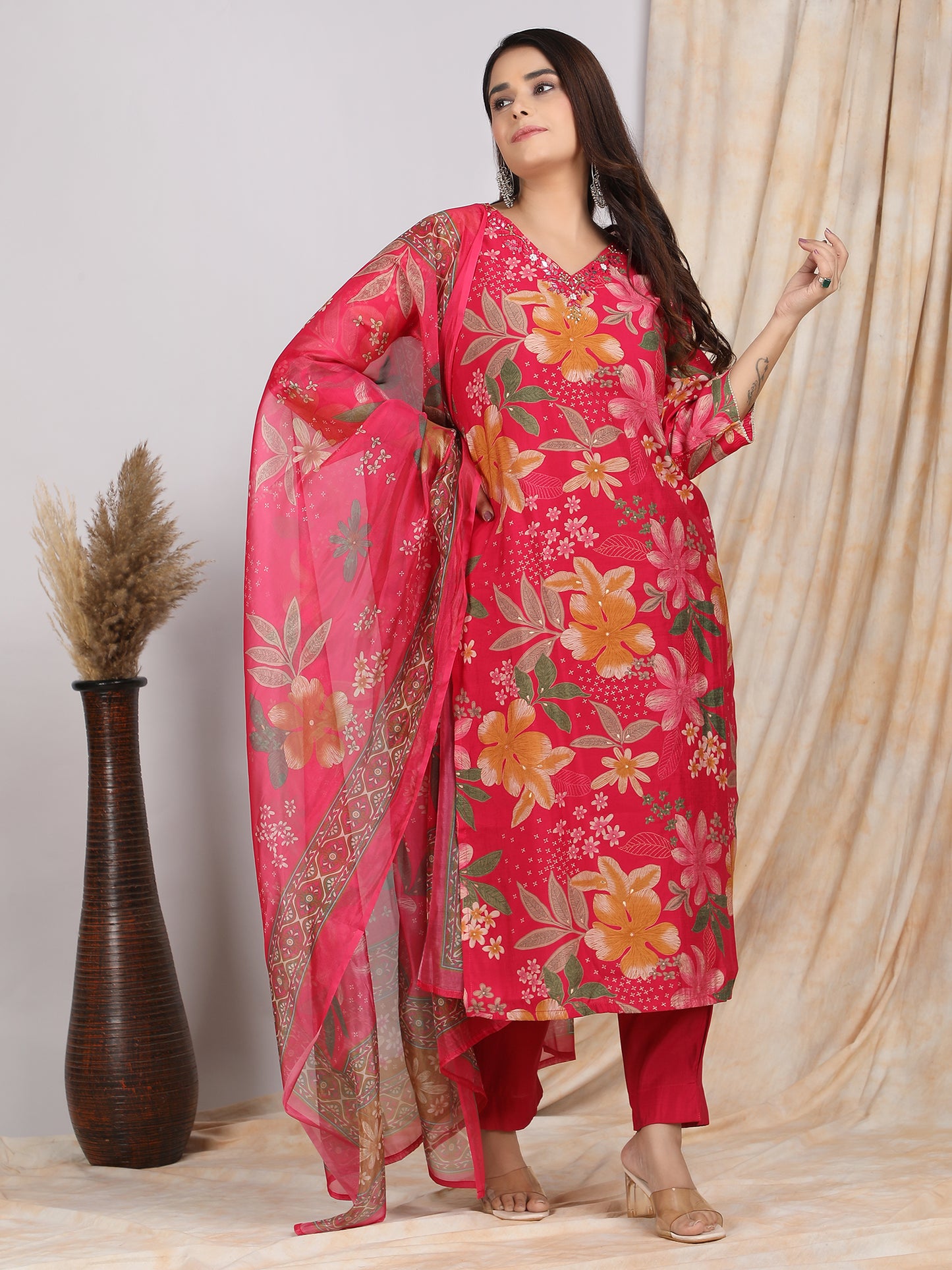 Blush Bloom Kurta Set
