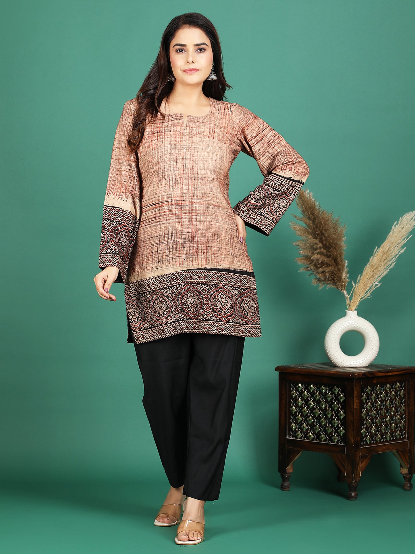 Zeenat Cotton Short Kurti
