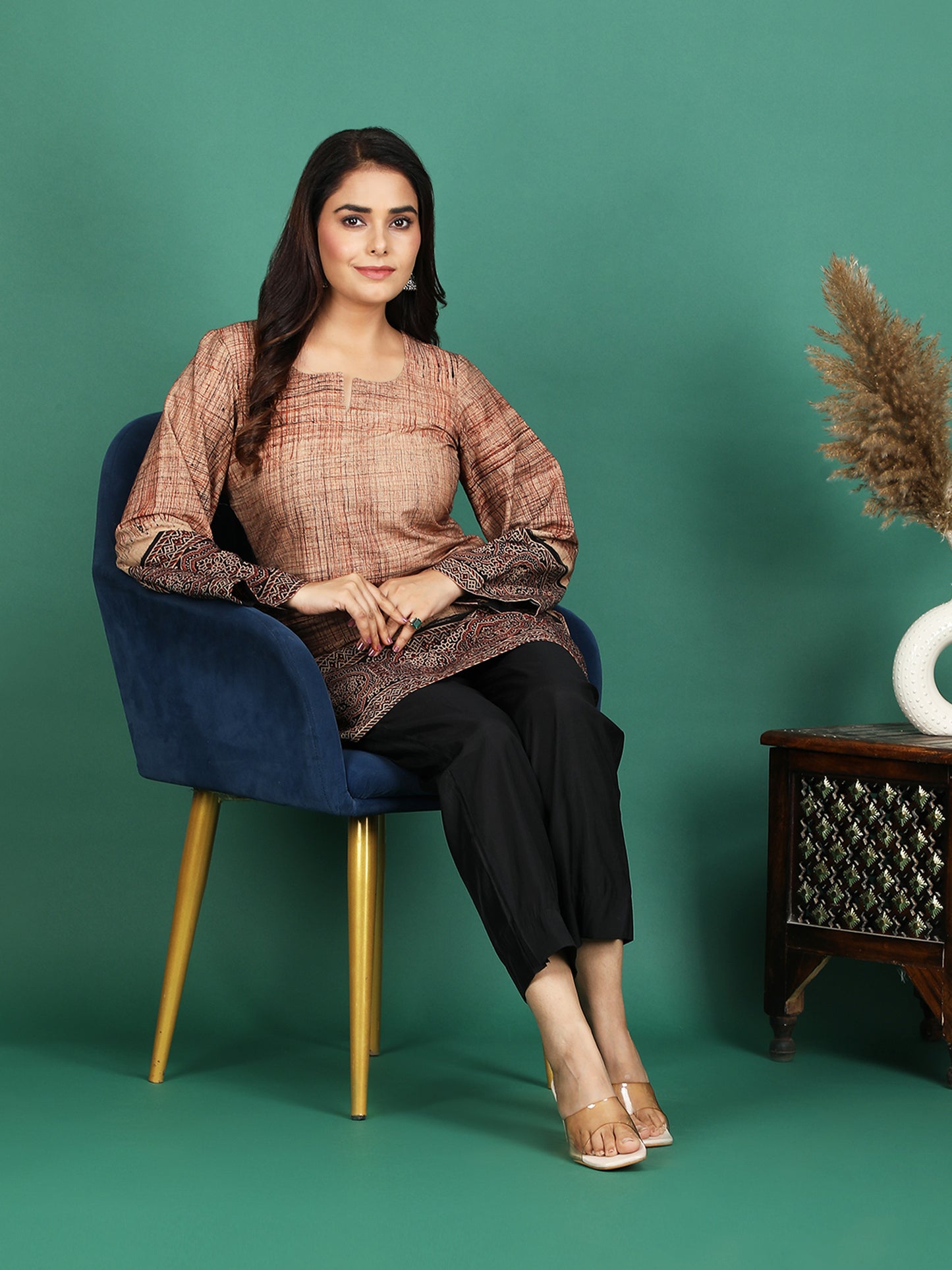 Zeenat Cotton Short Kurti