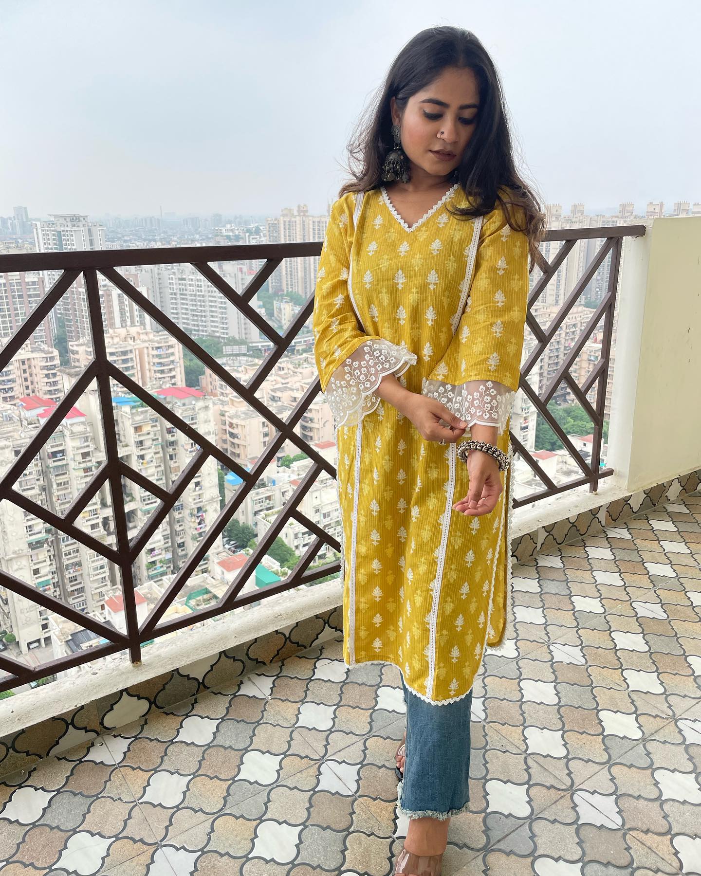 Cambric cotton ||Straight fit kurta