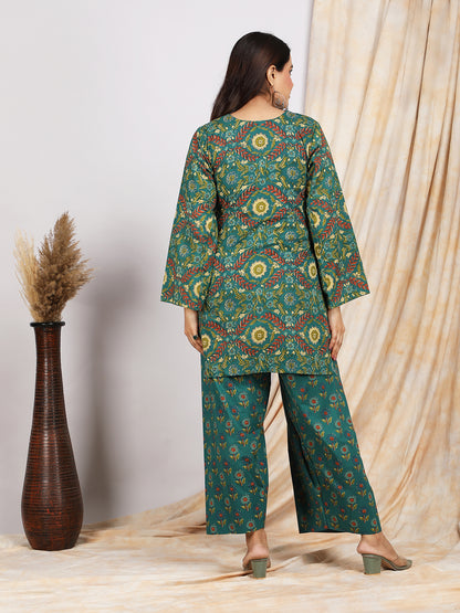 Firoza Cotton Farshi Salwar Set