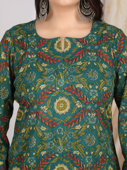 Firoza Cotton Farshi Salwar Set