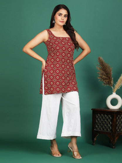 Rangtaari Cotton Short Kurti