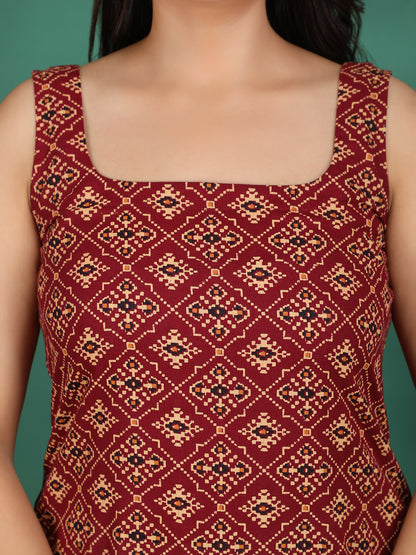 Rangtaari Cotton Short Kurti