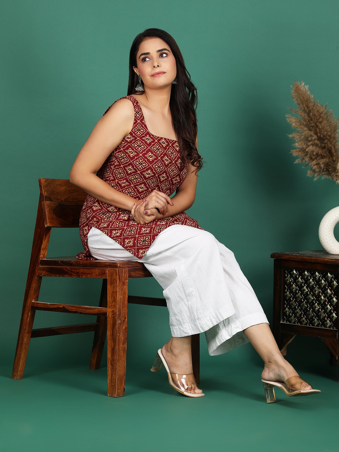 Rangtaari Cotton Short Kurti