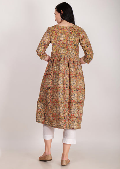 Kalamkari Pure Cotton Kurta