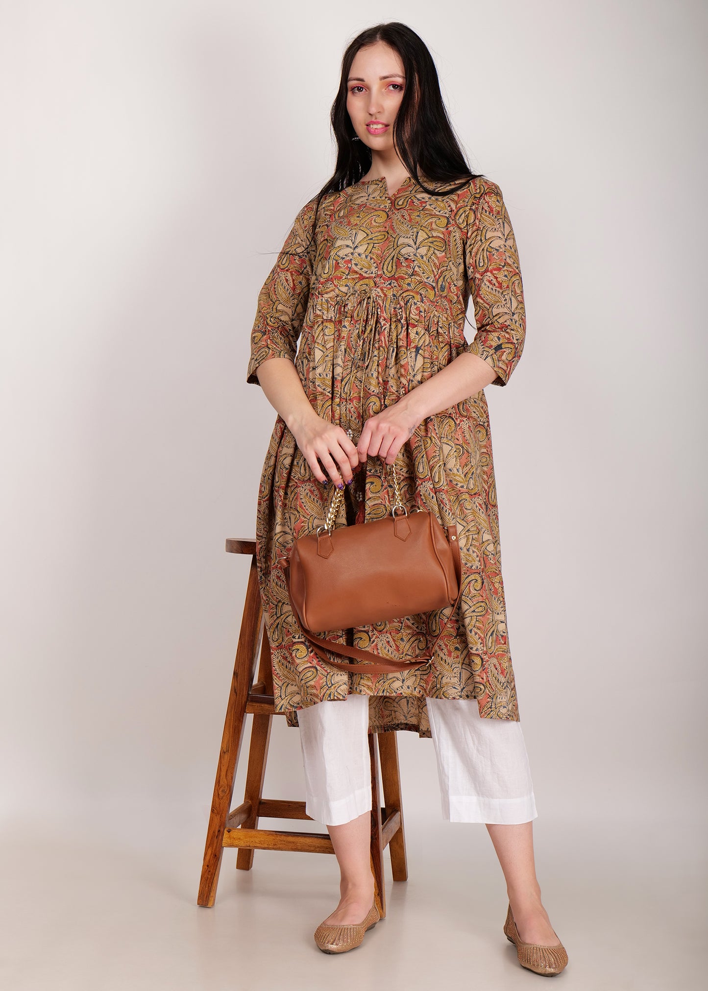 Kalamkari Pure Cotton Kurta