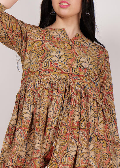 Kalamkari Pure Cotton Kurta