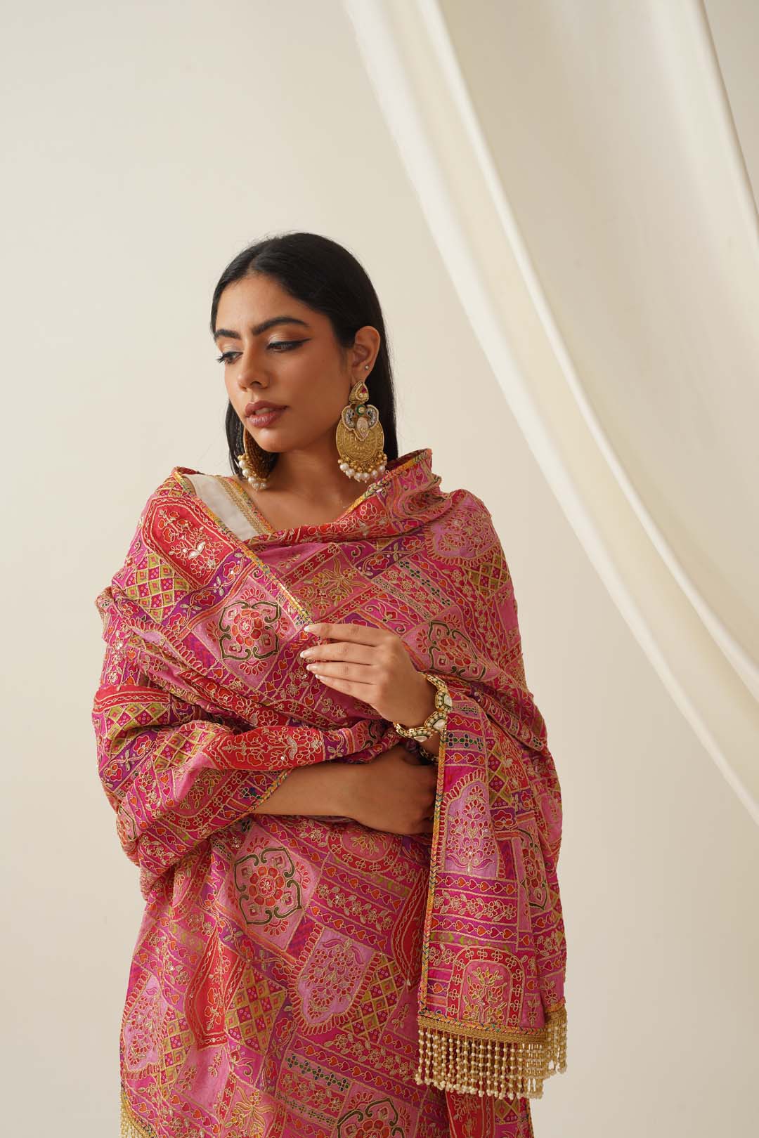 Noor Zari Pearl Dupatta