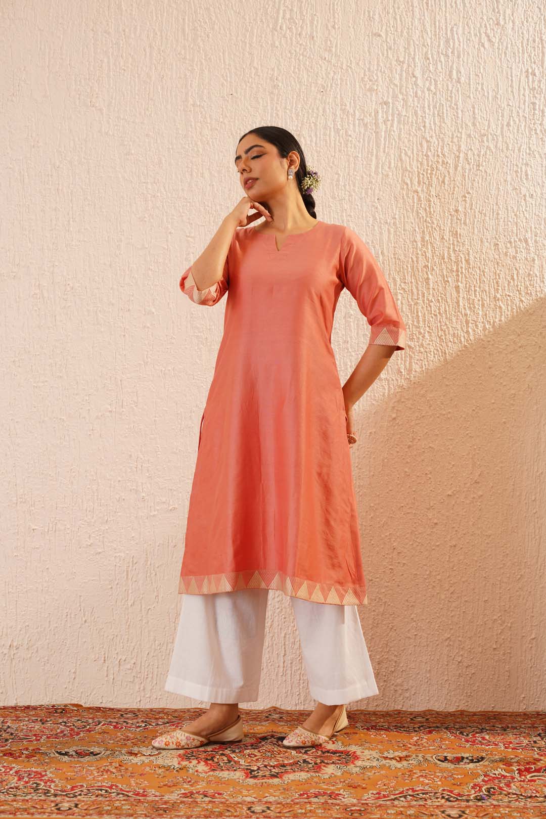 Maheshwari Silk Kurta