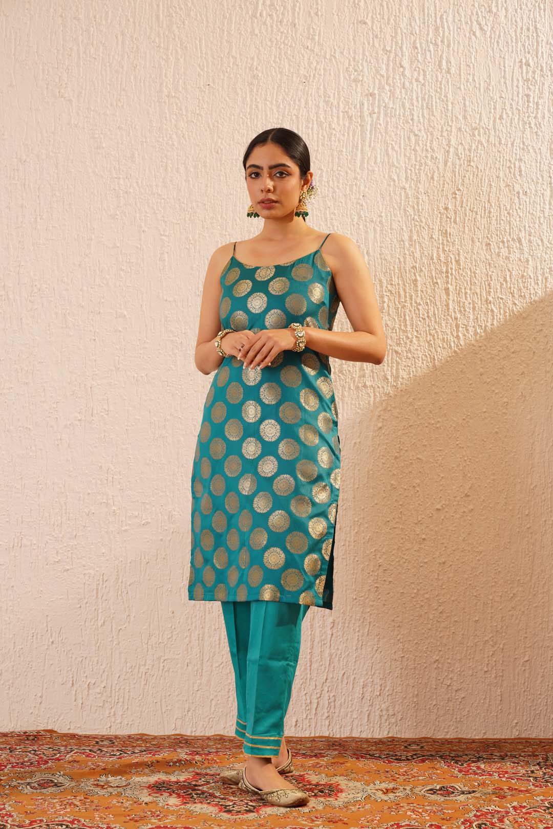 Zariya Hara Resham Festive Wear Co-ord Set