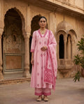 Gul Booti Mulmul Cotton Kurta Set with Dupatta